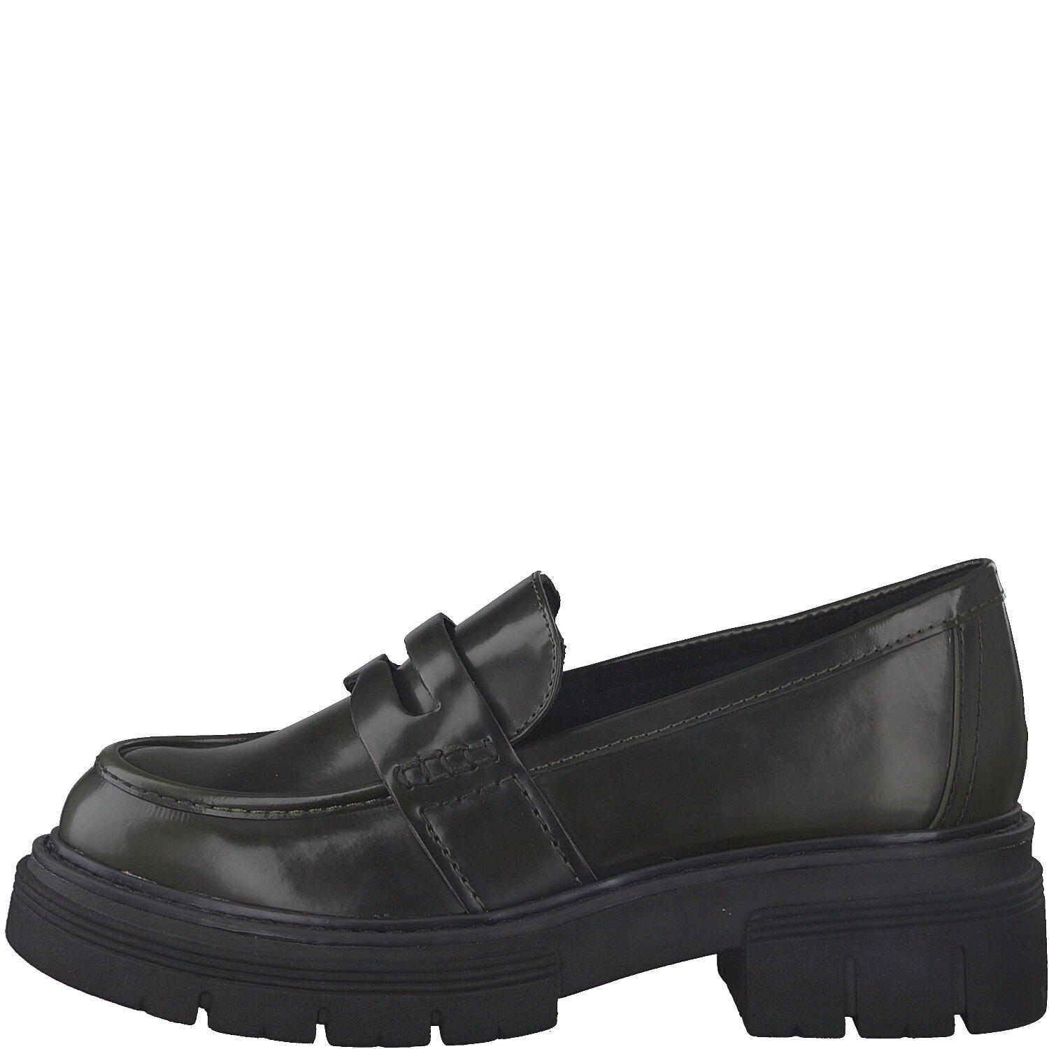 Woms Slip-on KHAKI BRUSH - Gr. - 41 von Marco Tozzi