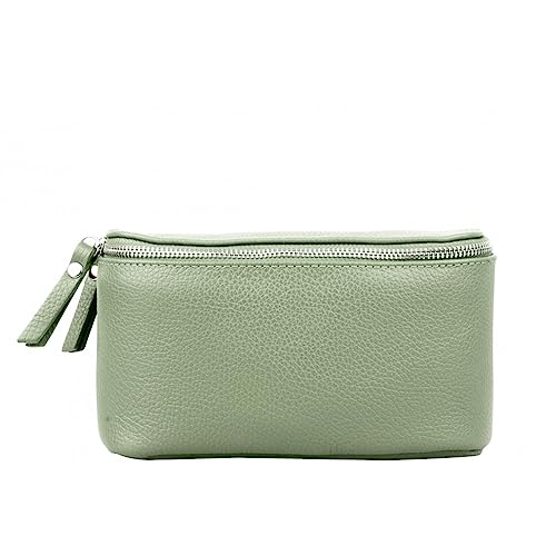 Bauchtasche Damen, Crossbody Bag Damen Breiter Gurt, Kleine Umhängetasche Damen, Gürteltasche Damen, Bauchtasche Damen Stylisch, Handtasche Damen Umhängetasche (Mintgrün) von Marco VENEZIA