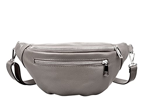 Bauchtasche Damen, Handtasche Damen, Umhängetasche Damen, Crossbody Bag Damen, Handtasche Damen Umhängetasche, Gürteltasche Damen (Dunkelgrau) von Marco VENEZIA