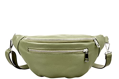 Bauchtasche Damen, Handtasche Damen, Umhängetasche Damen, Crossbody Bag Damen, Handtasche Damen Umhängetasche, Gürteltasche Damen (Olivgrün) von Marco VENEZIA