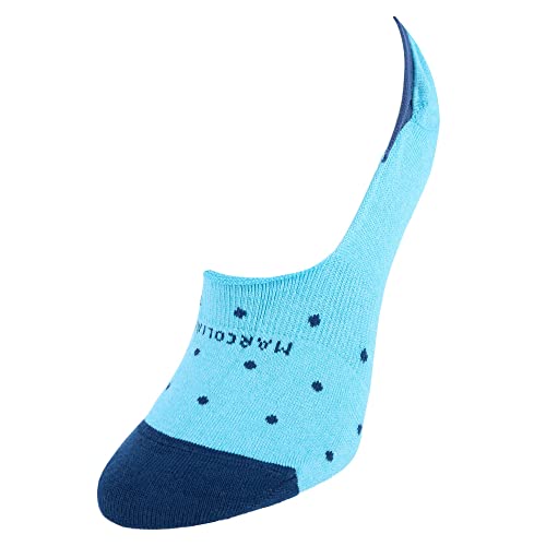 Marcoliani Damen Polka Dot Invisible Touch Liner Socke, hellblau, Einheitsgröße von Marcoliani Milano