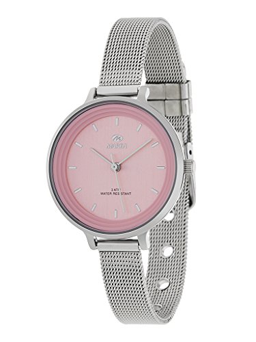 Marea Unisex Analog Quarz Uhr mit Edelstahl Armband B41198/2 von Marea