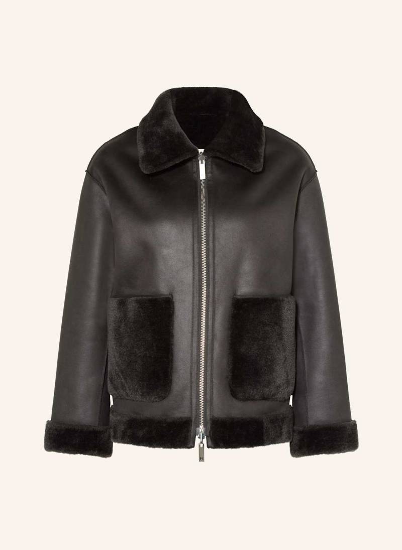 Marella Jacke Zum Wenden Mit Kunstfell grau Marella Jacke Zum Wenden Mit Kunstfell grau von Marella