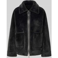 Marella Jacke mit Reißverschluss Modell 'FRESA' in Dunkelgrau, Größe 38 von Marella