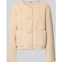 Marella Jacke mit Rundhalsausschnitt Modell 'CECIL' in Offwhite, Größe 38 Marella Jacke mit Rundhalsausschnitt Modell 'CECIL' in Offwhite, Größe 38 von Marella