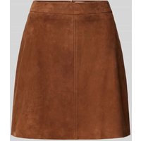 Marella Minirock in Leder-Optik Modell 'ALFA' in Cognac, Größe 42 von Marella