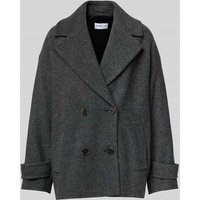 Marella Oversized Wolljacke aus Woll-Mix Modell 'FANTINO' in Mittelgrau, Größe 38 von Marella