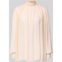 Marella Regular Fit Bluse mit Raffungen Modell 'CANAPA' in Offwhite, Größe 38 von Marella