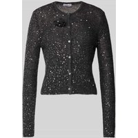 Marella Strickjacke mit Pailletten Modell 'SABA1' in Anthrazit, Größe M Marella Strickjacke mit Pailletten Modell 'SABA1' in Anthrazit, Größe M von Marella