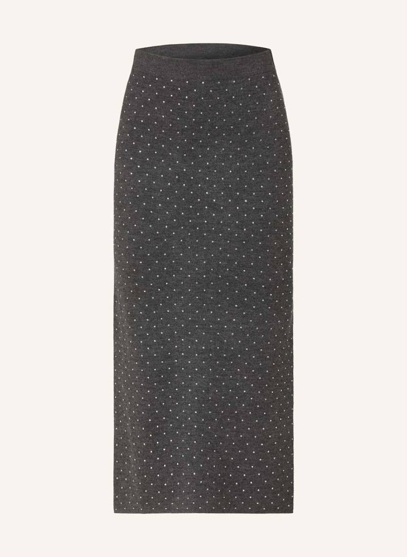 Marella Strickrock Mit Schmucksteinen grau Marella Strickrock Mit Schmucksteinen grau von Marella