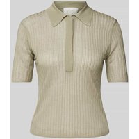Marella Strickshirt mit Strukturmuster Modell 'TORBOLE' in Khaki, Größe XXL von Marella