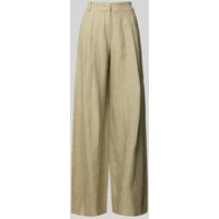 Marella Wide Leg Leinenhose mit Bundfalten Modell 'ZAMA' in Gruen, Größe 38 Marella Wide Leg Leinenhose mit Bundfalten Modell 'ZAMA' in Gruen, Größe 38 von Marella