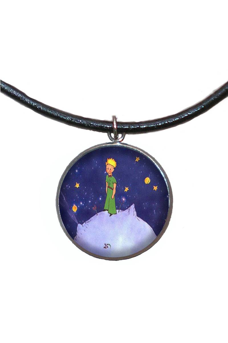 stahlanhänger, 30 Mm, Lederband, Handgefertigt, Illustration Des Kleinen Prinzen stahlanhänger, 30 Mm, Lederband, Handgefertigt, Illustration Des Kleinen Prinzen von Marengostyle