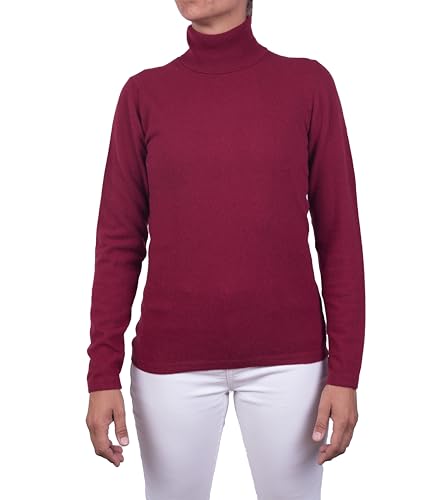 Damen Rollkragenpullover Kaschmir Strickwaren Made in Italy von Marenza