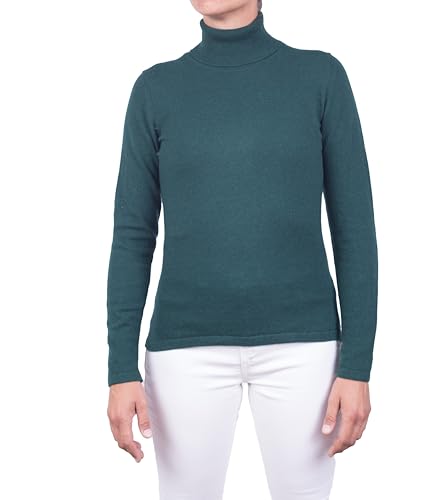 Damen Rollkragenpullover Kaschmir Strickwaren Made in Italy von Marenza