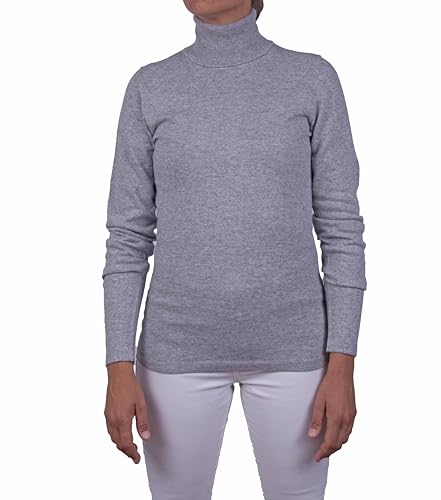 Damen Rollkragenpullover Kaschmir Strickwaren Made in Italy von Marenza