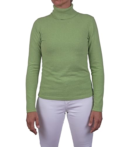 Damen Rollkragenpullover Kaschmir Strickwaren Made in Italy von Marenza