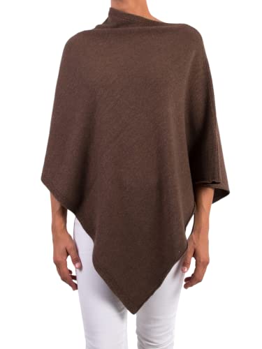Marenza Poncho aus Kaschmir Mischung für Damen, hergestellt in Italien von Marenza