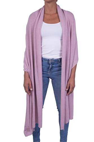 Marenza Damenstola aus gemischtem Kaschmir Made in Italy Einheitsgröße (antrosa) von Marenza