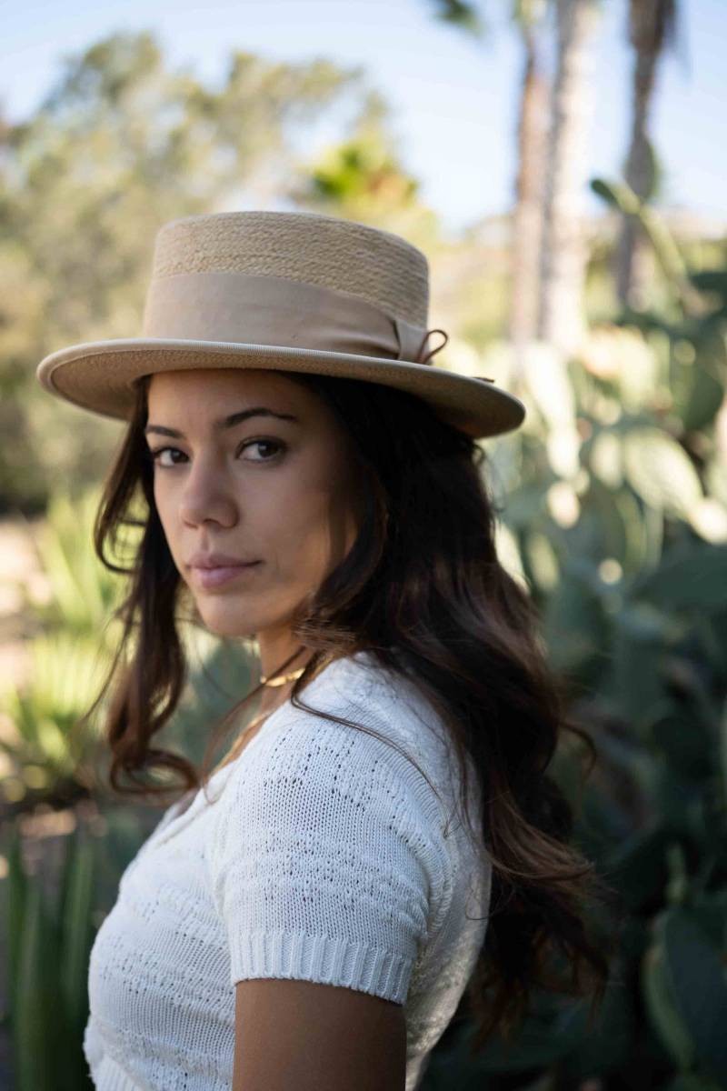 Boater Hut ~ Unikat Boho Modern Festival Fashion Handmade Mh009 von MaresiaJewelry