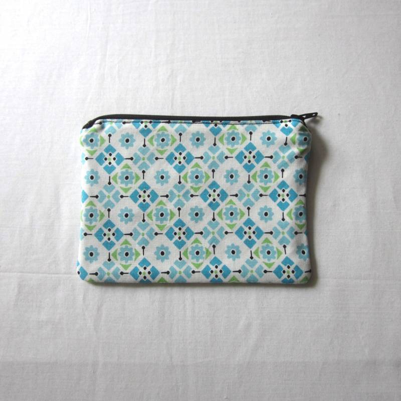 Blaue Und Grüne Stoff Münze Geldbörse/Tasche/Geschenk Karte Umschlag Zipptasche Blaue Und Grüne Stoff Münze Geldbörse/Tasche/Geschenk Karte Umschlag Zipptasche von MarfDaze