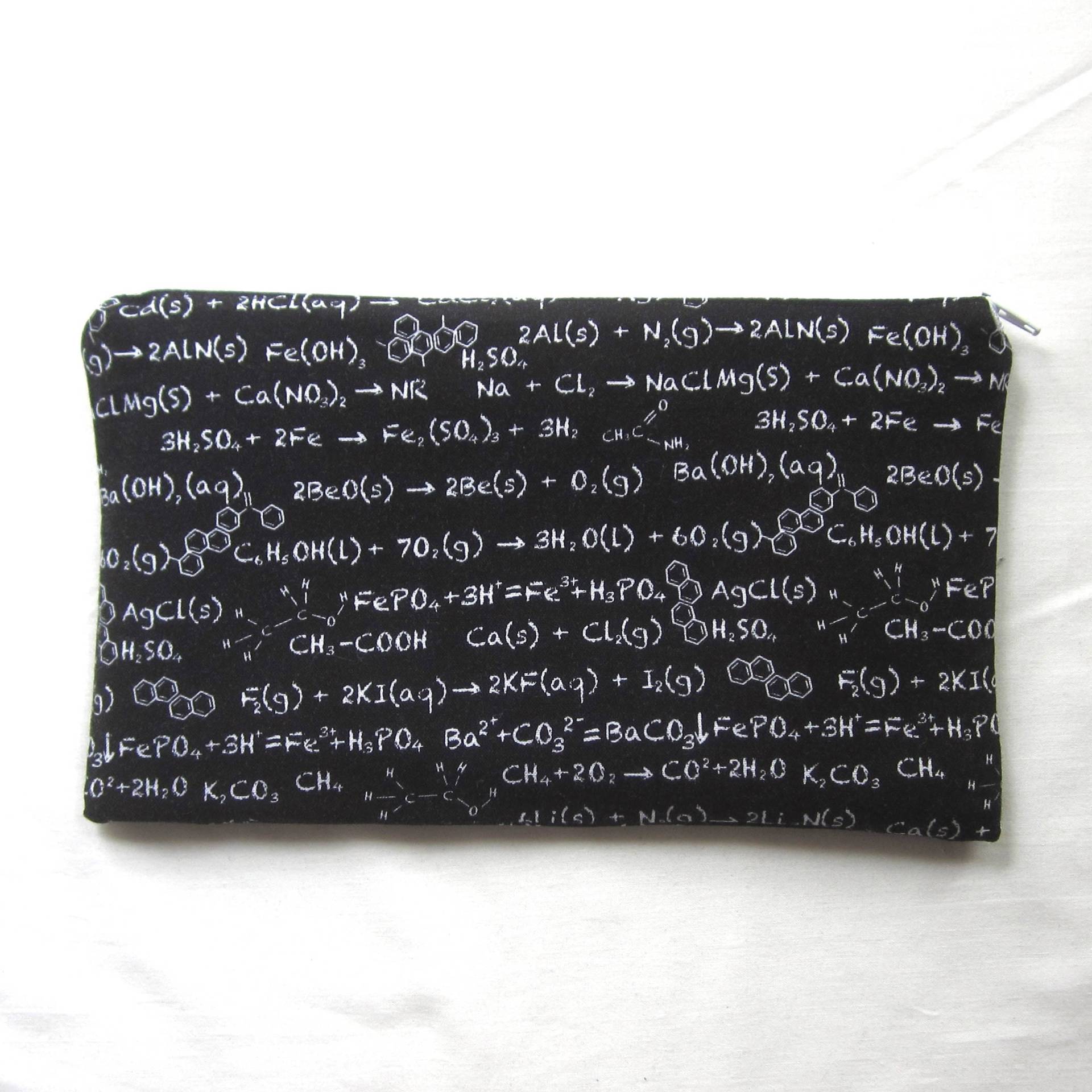 Chemie Stoff Reißverschluss Täschchen/Federmäppchen Make Up Tasche Gadget Sack Chemie Stoff Reißverschluss Täschchen/Federmäppchen Make Up Tasche Gadget Sack von MarfDaze