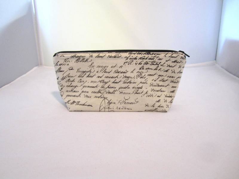 Handschrift Stoff Aufstehen Reißverschluss-Etui/Kosmetiktasche Handschrift Stoff Aufstehen Reißverschluss-Etui/Kosmetiktasche von MarfDaze