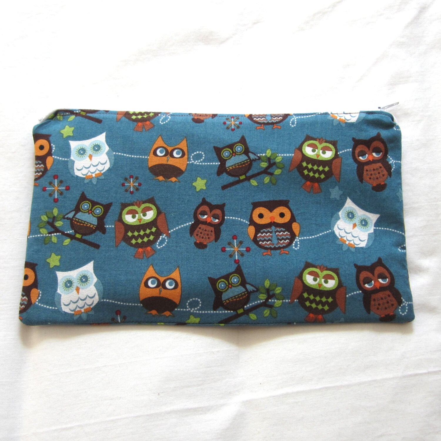 Hooty Owls Auf Dunkelblauem Stoff Reißverschlussetui/Stiftetasche Schminktasche Gadgetsack Hooty Owls Auf Dunkelblauem Stoff Reißverschlussetui/Stiftetasche Schminktasche Gadgetsack von MarfDaze
