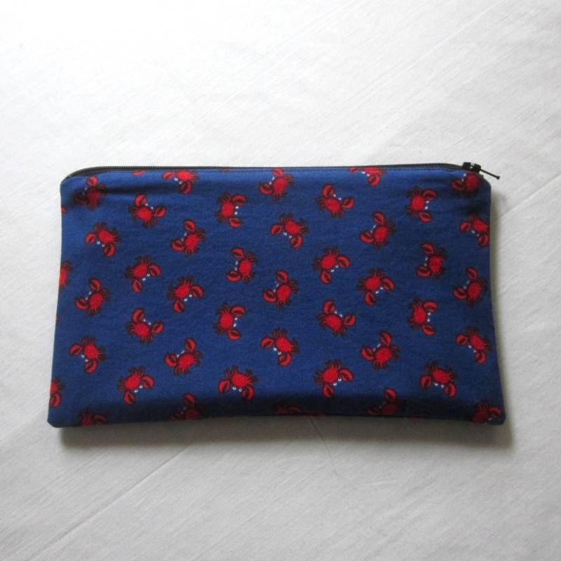 Krabben Täschchen Aus Stoff/Stifteetui Schminktasche von MarfDaze