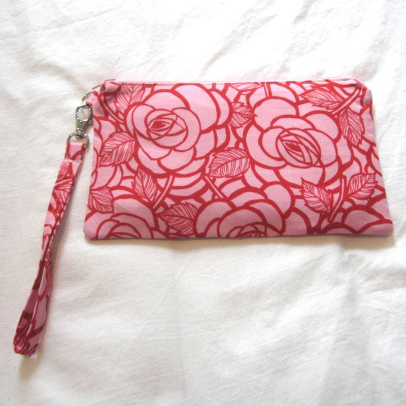 Rosa Rosen Stoff Armband Rosa Rosen Stoff Armband von MarfDaze