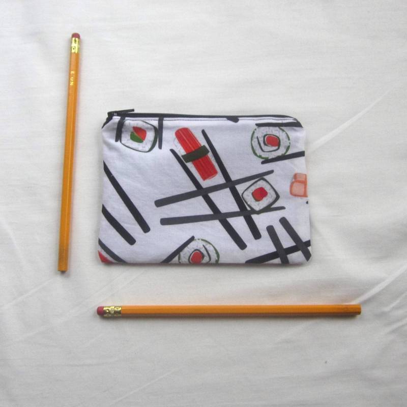 Sushi Stoff Münze Geldbörse/Tasche/Geschenk Karte Umschlag Zipptasche Sushi Stoff Münze Geldbörse/Tasche/Geschenk Karte Umschlag Zipptasche von MarfDaze