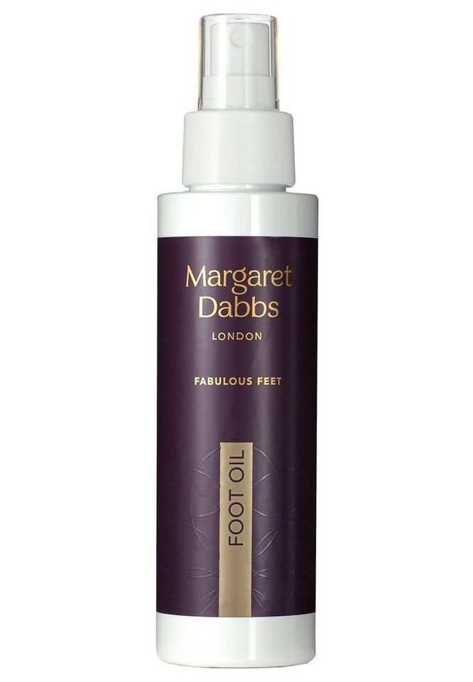 Margaret Dabbs Fußlotion Margaret Dabbs Fußpflege Pflegeöl für die Füße mit Emu-Öl und dem Duft von Zitronenmyrte, zieht umgehend ein und regeneriert trockene, rissige Haut und Nägel. von Margaret Dabbs