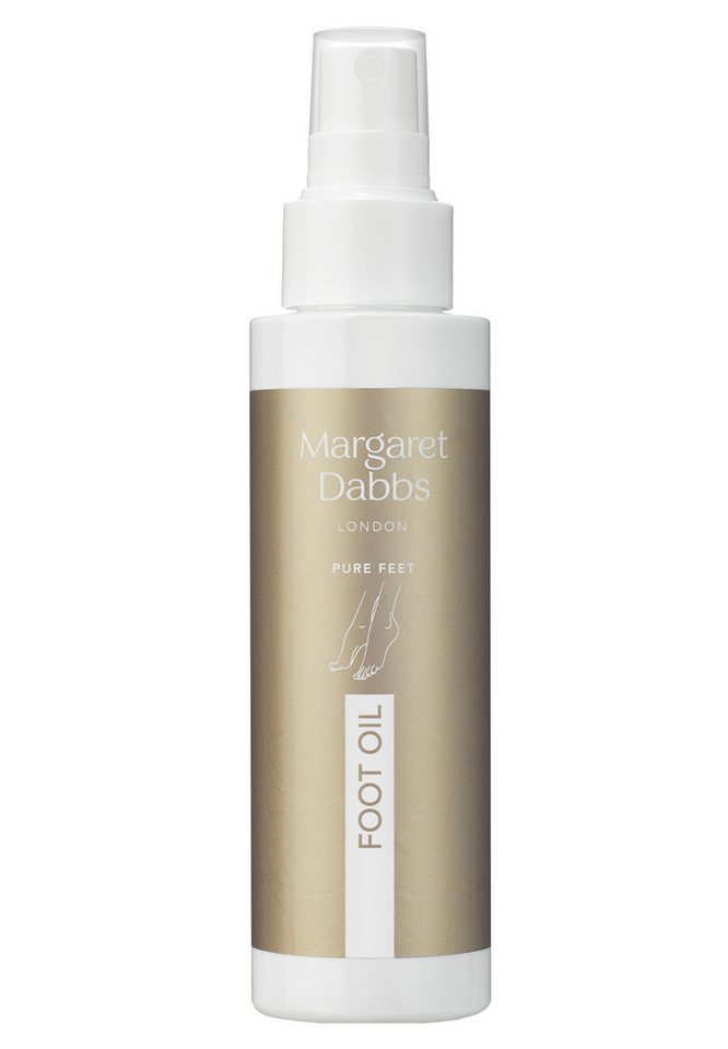 Margaret Dabbs Fußlotion Margaret Dabbs Fußpflege Pure Foot Oil Luxuriöses Fußöl mit Buriti-, Hanfsamen- und Jojobaöl und Duftnoten aus Bergamotte und Petitgrain, antimykotisch und antibakteriell,  intensiv regenerierend. von Margaret Dabbs