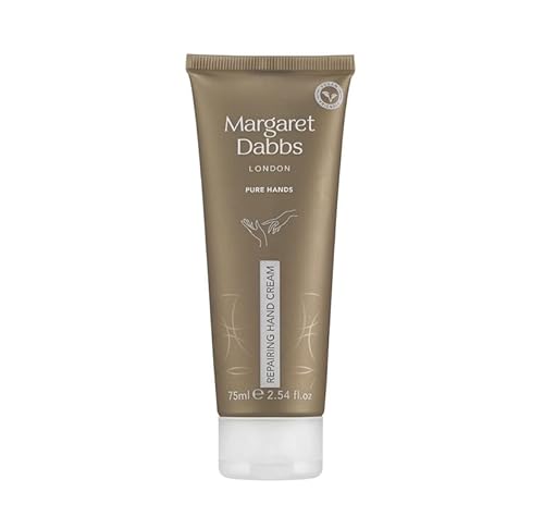 Margaret Dabbs Pure Repairing Hand Cream Deep, Lasting Hydration for Very Dry Skin, Rose and Lemon Scented 75ml von Margaret Dabbs