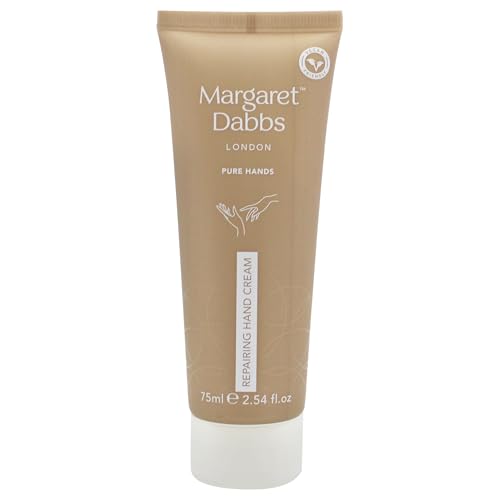 Margaret Dabbs Pure Repairing Hand Cream Deep, Lasting Hydration for Very Dry Skin, Rose and Lemon Scented 75ml von Margaret Dabbs