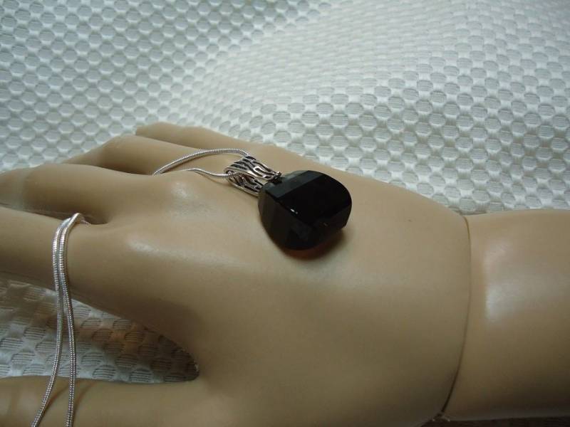 Fancy Cut Rauchquarz Halskette Aus Sterling Silber #2269 von MargaretsGems