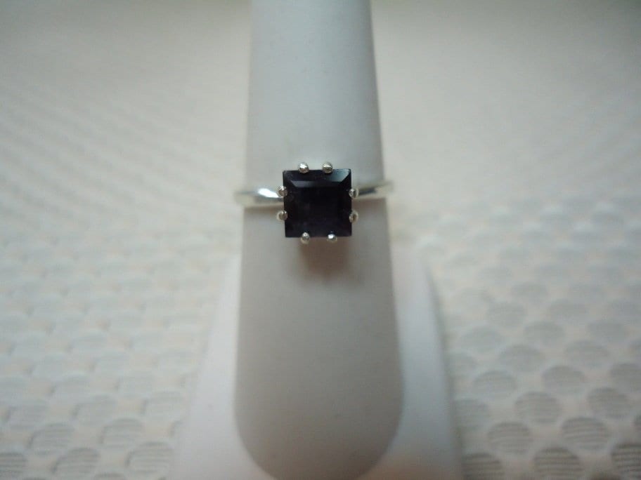 Princess Cut Iolith Ring Aus Sterling Silber - Größe 6.5 #2270 von MargaretsGems