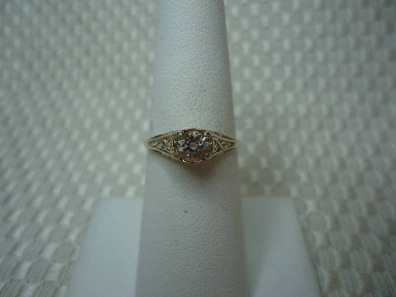 Runder Morganit Ring in Sterling Silber - Größe 625 #2062 von MargaretsGems