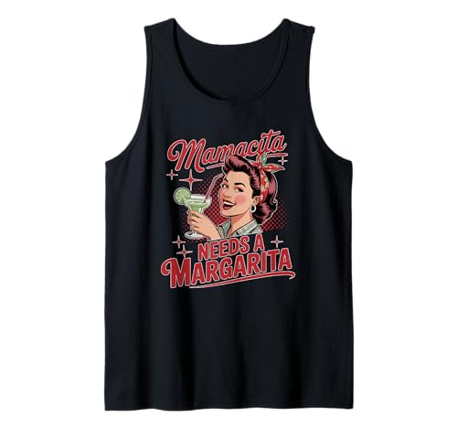 Mamacita Needs A Margarita Lustiges Cocktail-Design für Damen Tank Top Mamacita Needs A Margarita Lustiges Cocktail-Design für Damen Tank Top von Margarita Apparel for Fun-Loving Women