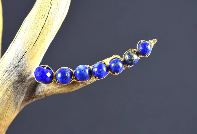Lapislazuli 14K Gold Gefüllte Ohrkletterer, Edelstein-Ohrkletterer Aus Sterlingsilber, Königsblaue Ohrnadelranken, September-Geburtsstein Lapislazuli 14K Gold Gefüllte Ohrkletterer, Edelstein-Ohrkletterer Aus Sterlingsilber, Königsblaue Ohrnadelranken, September-Geburtsstein von MargayB