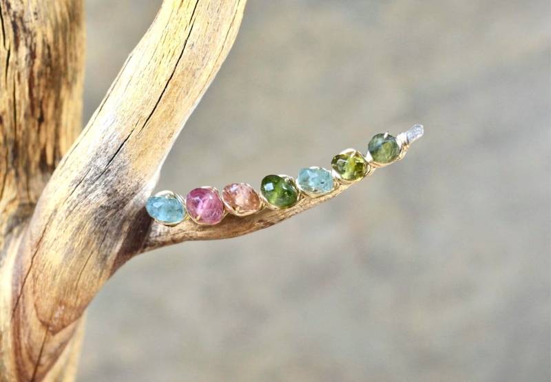 Wassermelonen-Turmalin Ohr Kletterer, 14K Gold Filled Silber Edelstein Raupen, Indicolite Ohrrebe Pin Manschette Ohrring Oktober Geburtsstein Wassermelonen-Turmalin Ohr Kletterer, 14K Gold Filled Silber Edelstein Raupen, Indicolite Ohrrebe Pin Manschette Ohrring Oktober Geburtsstein von MargayB
