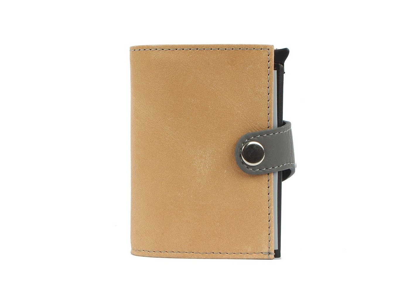 Margelisch Mini Geldbörse noonyu double leather, RFID Kreditkartenbörse aus Upcycling Leder Margelisch Mini Geldbörse noonyu double leather, RFID Kreditkartenbörse aus Upcycling Leder von Margelisch