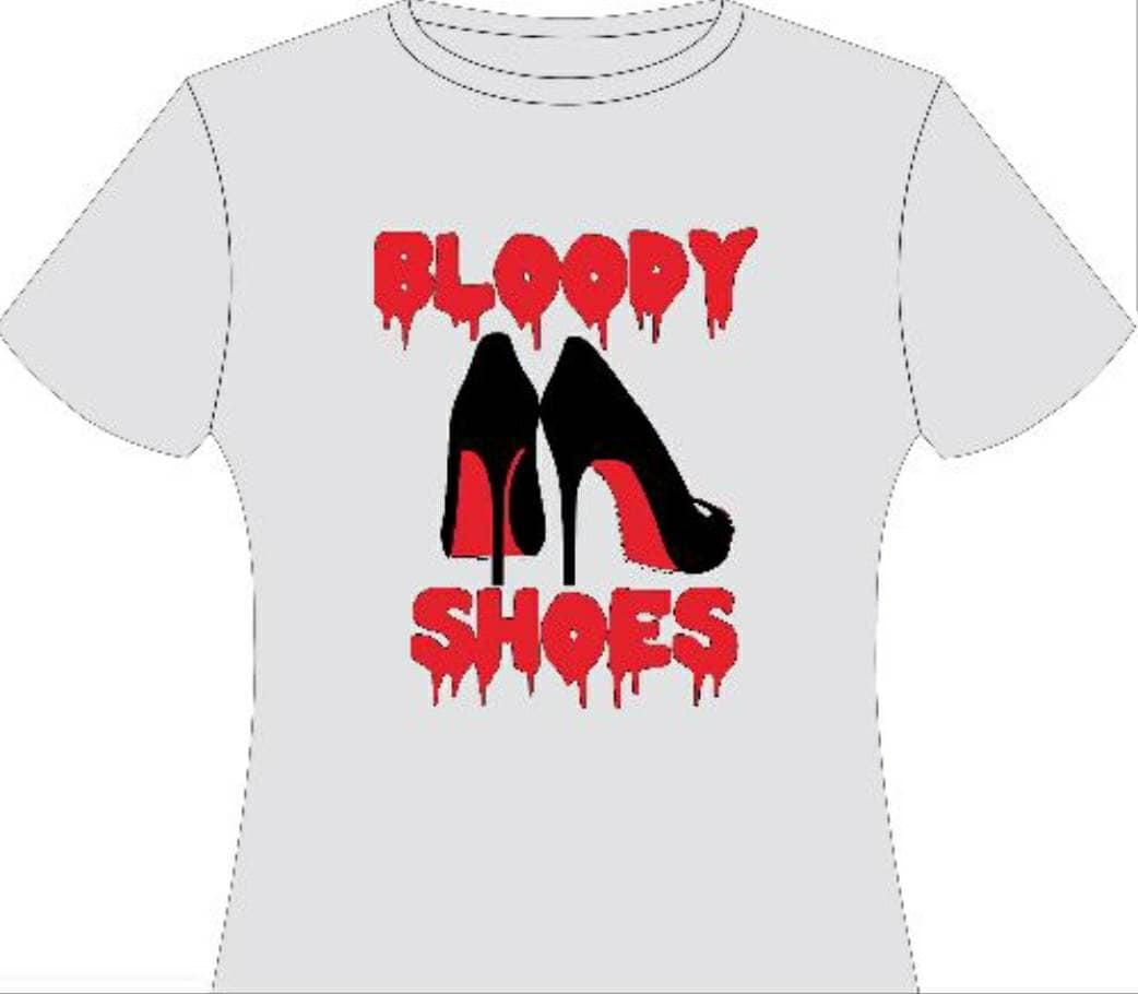 Blutige Schuhe T-Shirt Blutige Schuhe T-Shirt von MarginsPrinting
