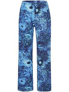 Wide Fit-Jersey-Hose Margittes blau von Margittes