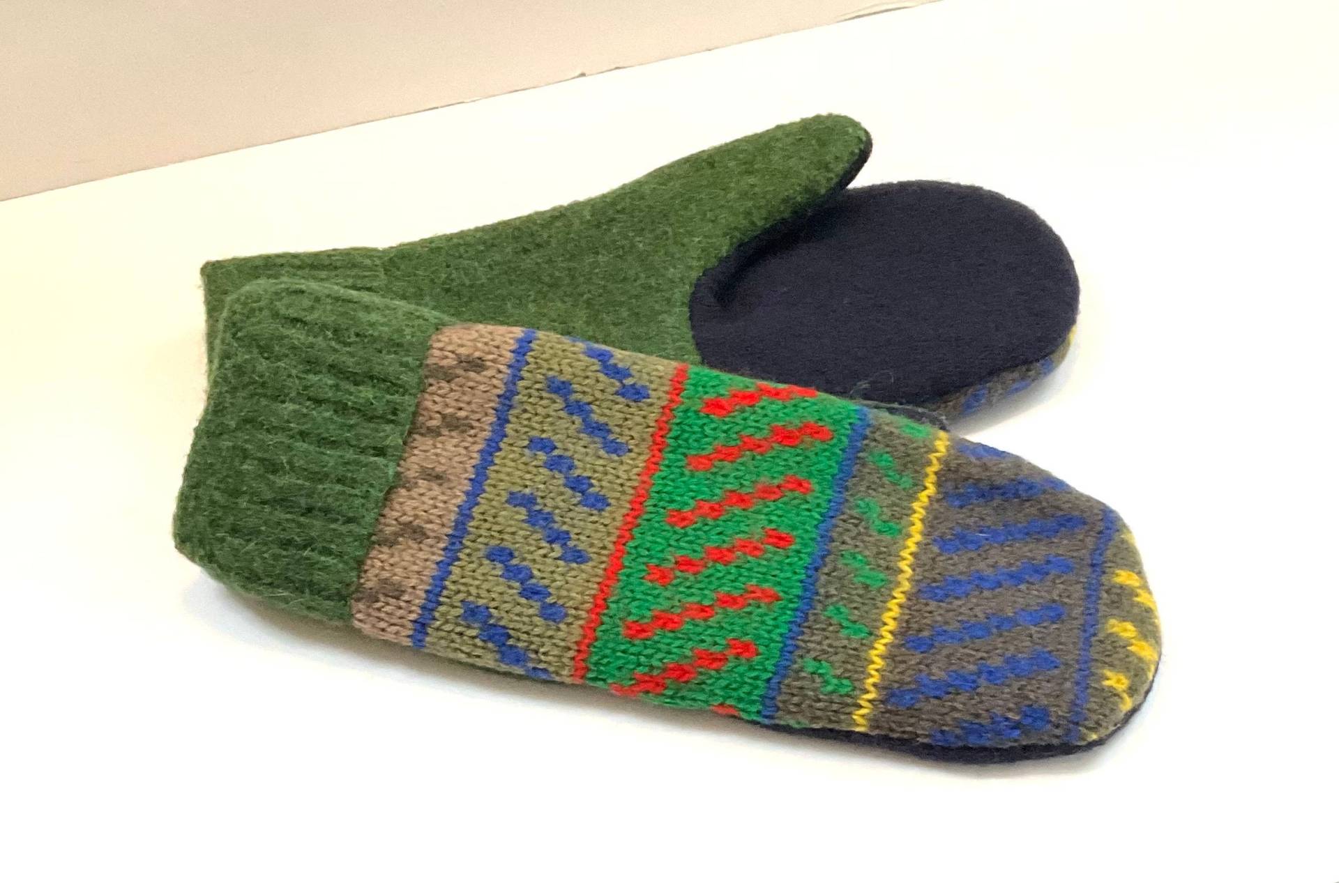 Herren Xl Wolle Pullover Fäustlinge/Fleece Gefüttert Fäustlinge/Winter Fäustlinge/Recycled Sweater Fäustlinge von MargoInParadise