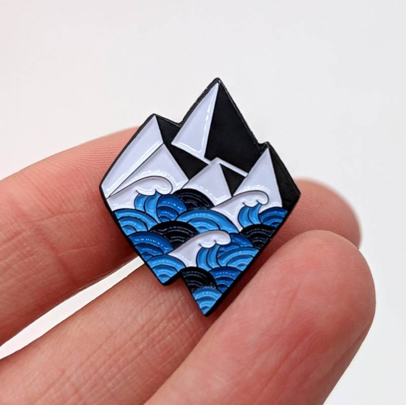 Pins Eisberg Und Wellen von MargotTissot