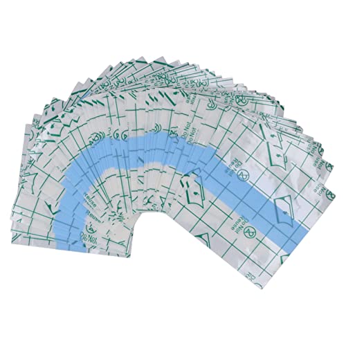 100 Stück Praktische Make-up-Handpalette, PU-Folie, Transparent, Wasserdicht, Selbstklebende Handpaletten-Aufkleber für Profis, Make-up-Anfänger, Salon und Heimgebrauch von Marhynchus