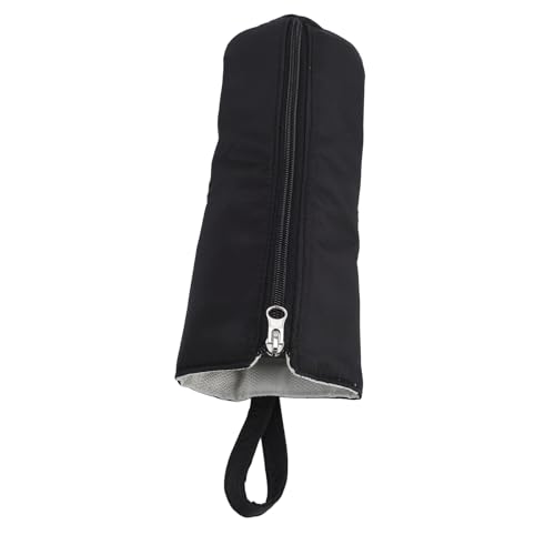 Curling Iron Storage Bag Leichter Tragbarer Organizer Safes Material Heißes Haarwerkzeug Reisebeutel für Salon Home Verwenden Nylon 30x13cm (BLACK) von Marhynchus