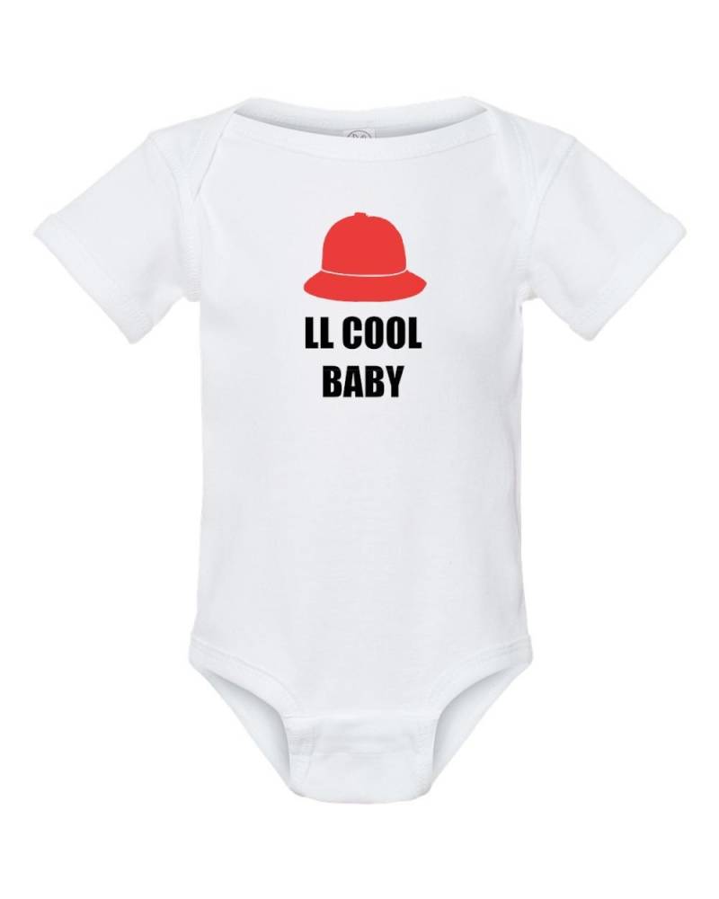 Ll Cool Baby J Rap Hip Hop Stilisiert Onesie Funny 80Er Jahre Weiß Body von MariKyrios