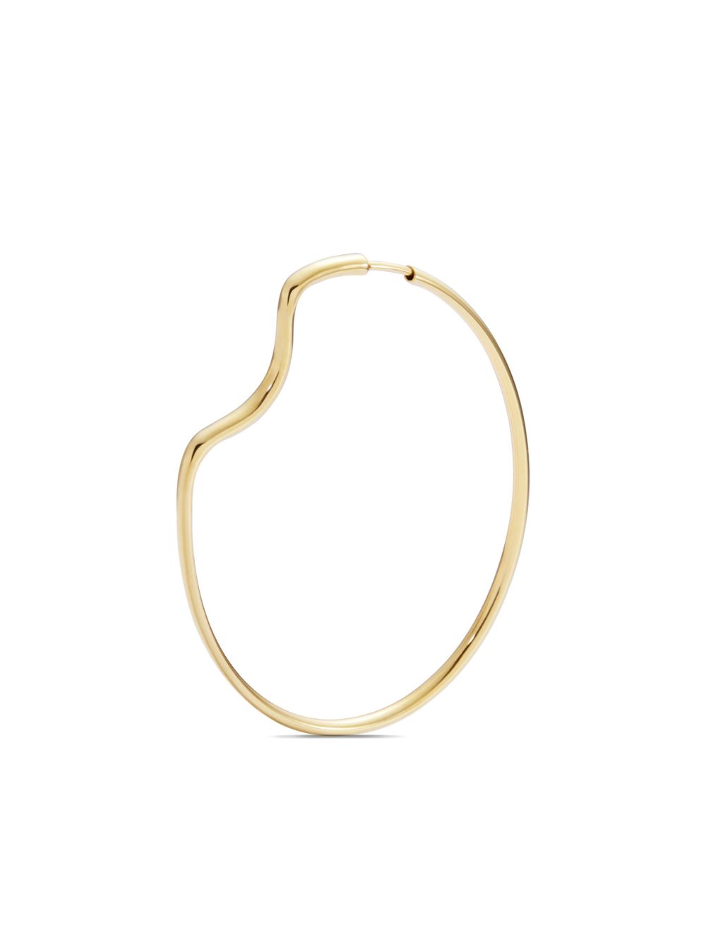 Maria Black Copenhagen 50 sculpted hoop earring - Gold von Maria Black